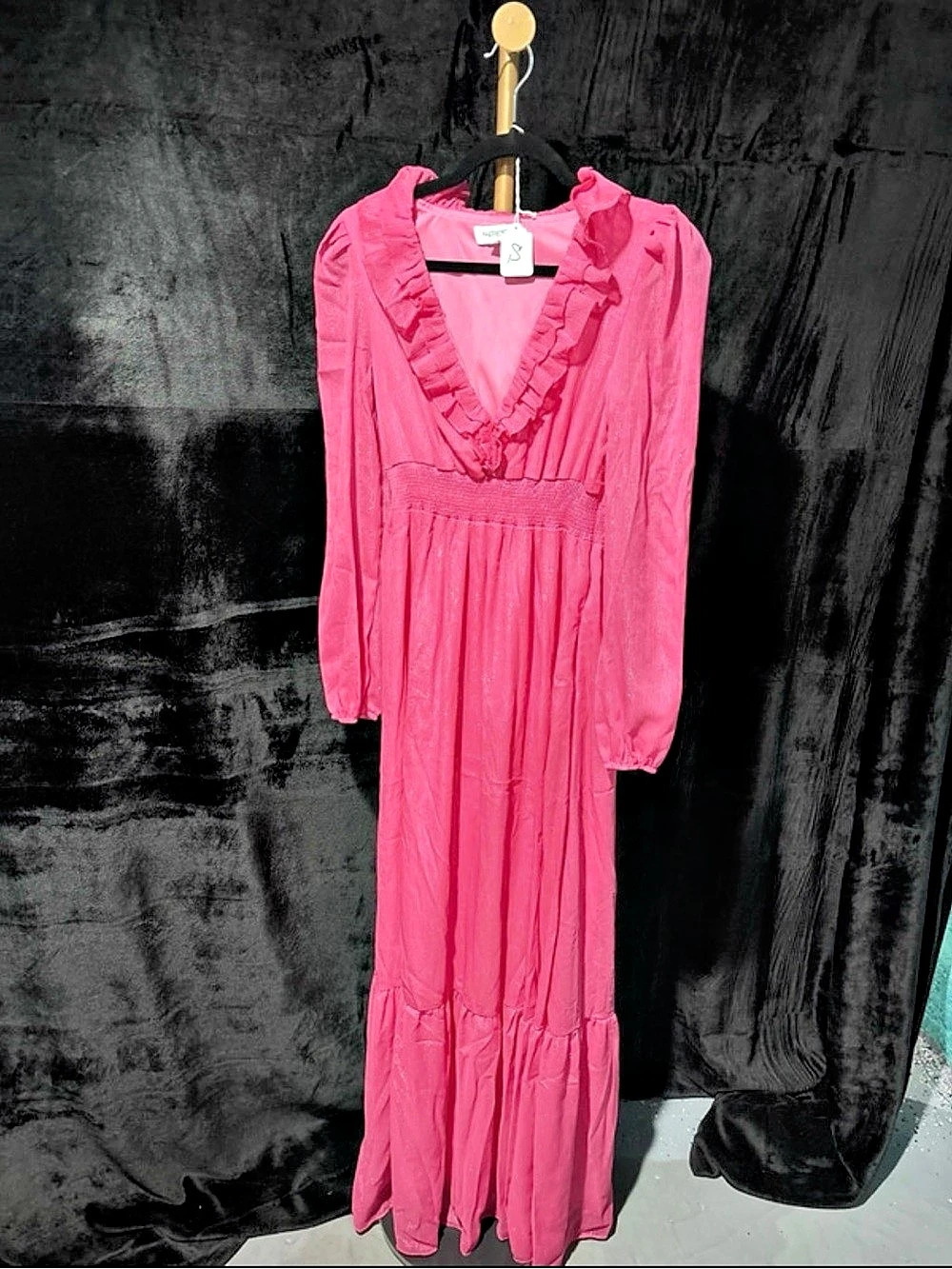 FAERIESTY Pink Maxi Dress Size Small NWT